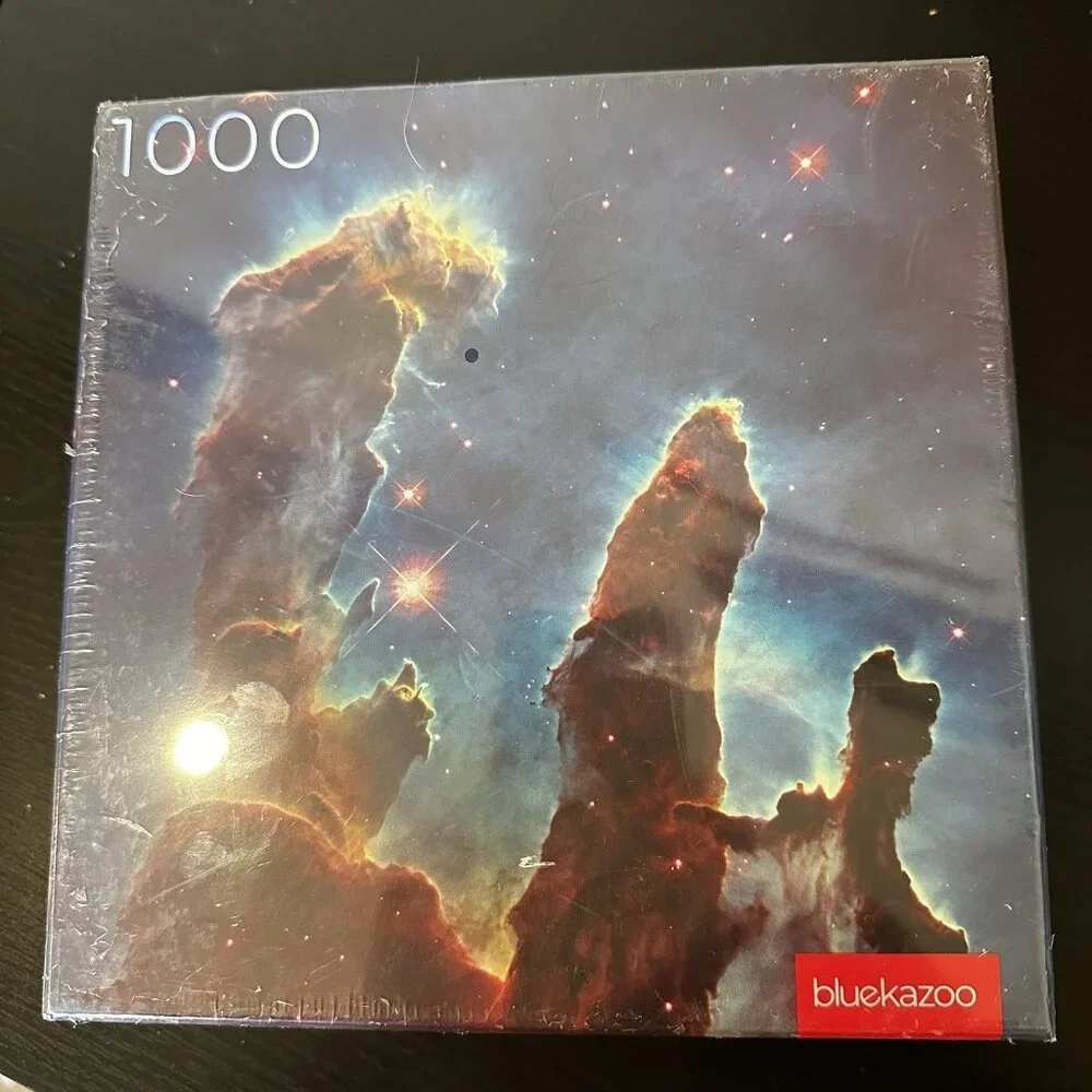 Blue‎ Kazoo 1000 Piece Jigsaw puzzle “Pillars” Of Creation Sealed Outer space